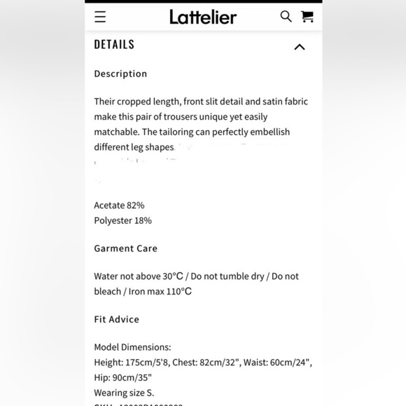 LATTELIER PANTS SLACKS - Picture 6 of 15